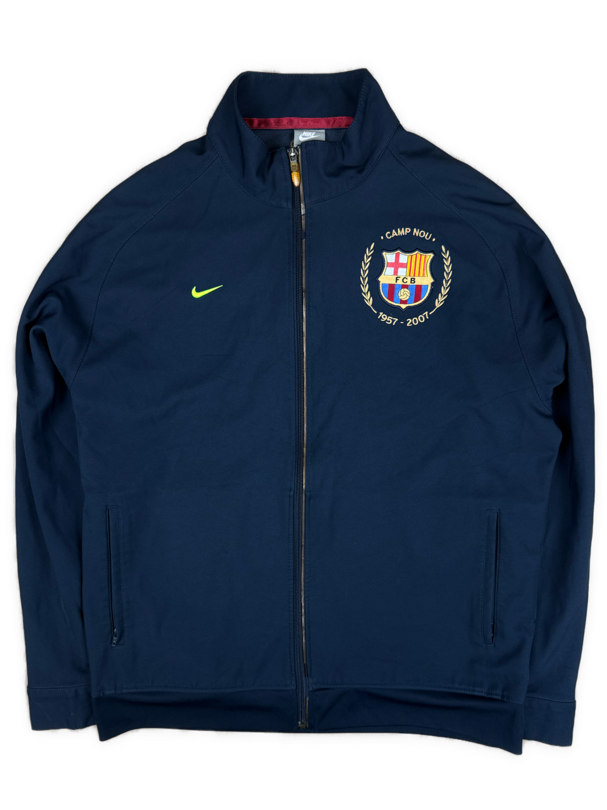 vintage Nike Fc Barcelona trackjacket {L}