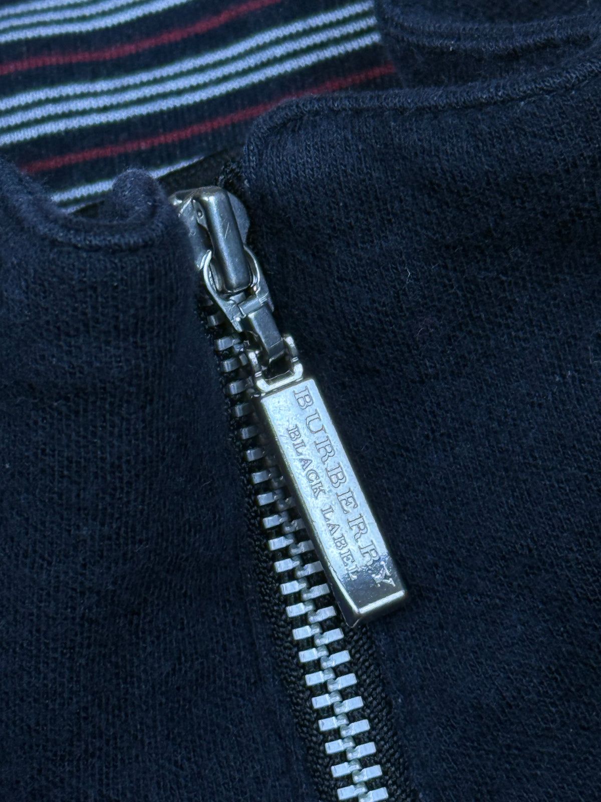 vintage Burberry Black Label sweatjacket {S}