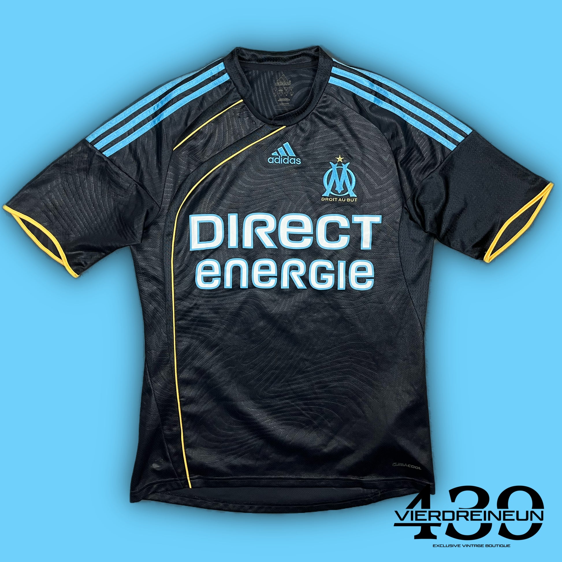 vintage Adidas Olympique Marseille away jersey {M}