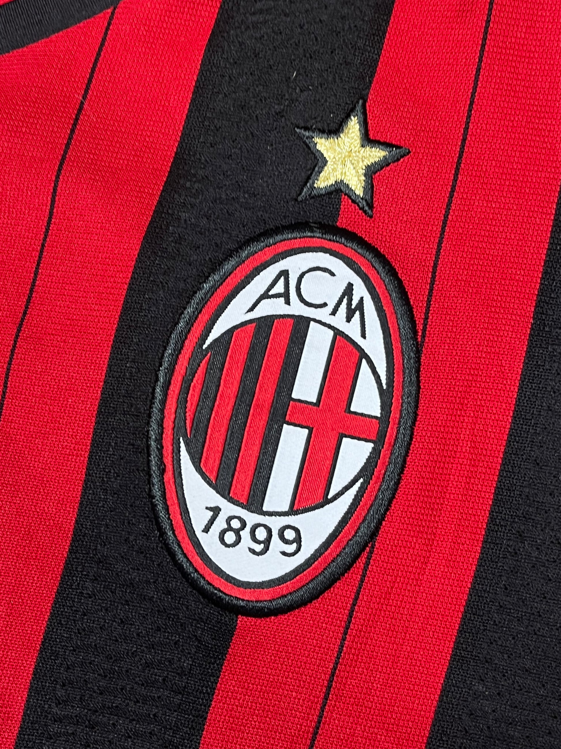 vintage Adidas Ac Milan 2013-2014 home jersey {L}