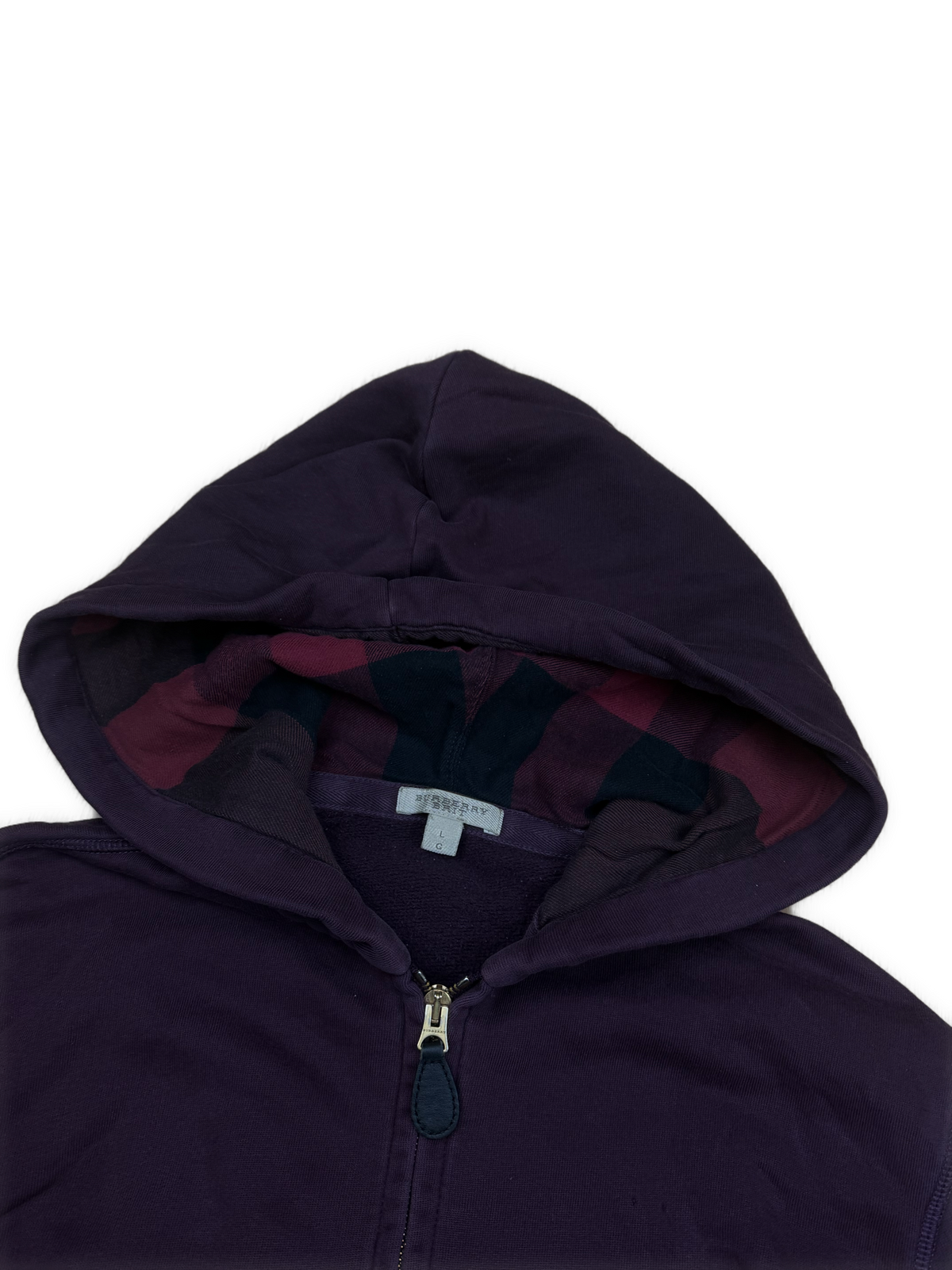 vintage Burberry sweatjacket {L}