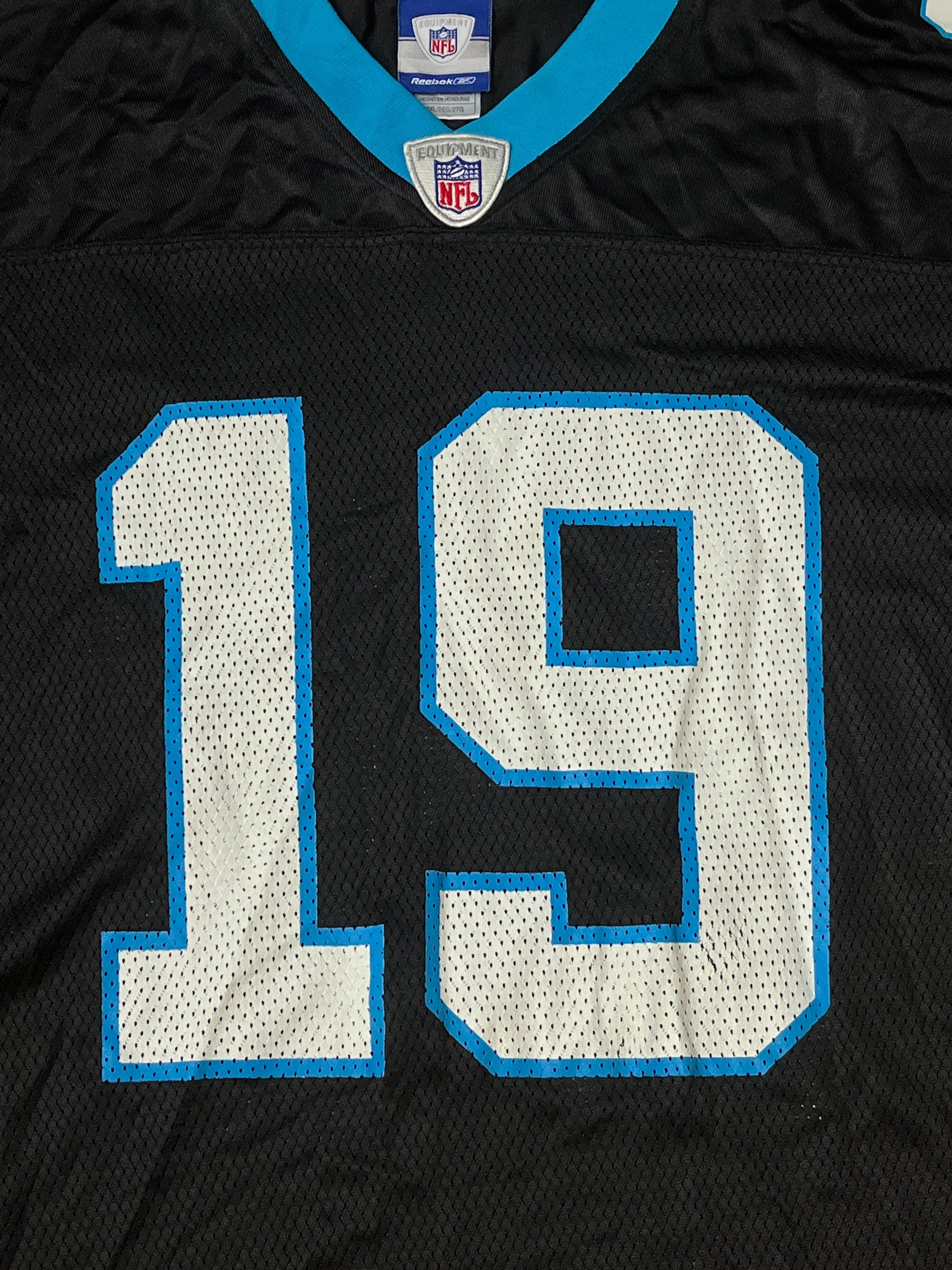 vintage Reebok PANTHERS JOHNSON19 Americanfootball jersey NFL {XXL}