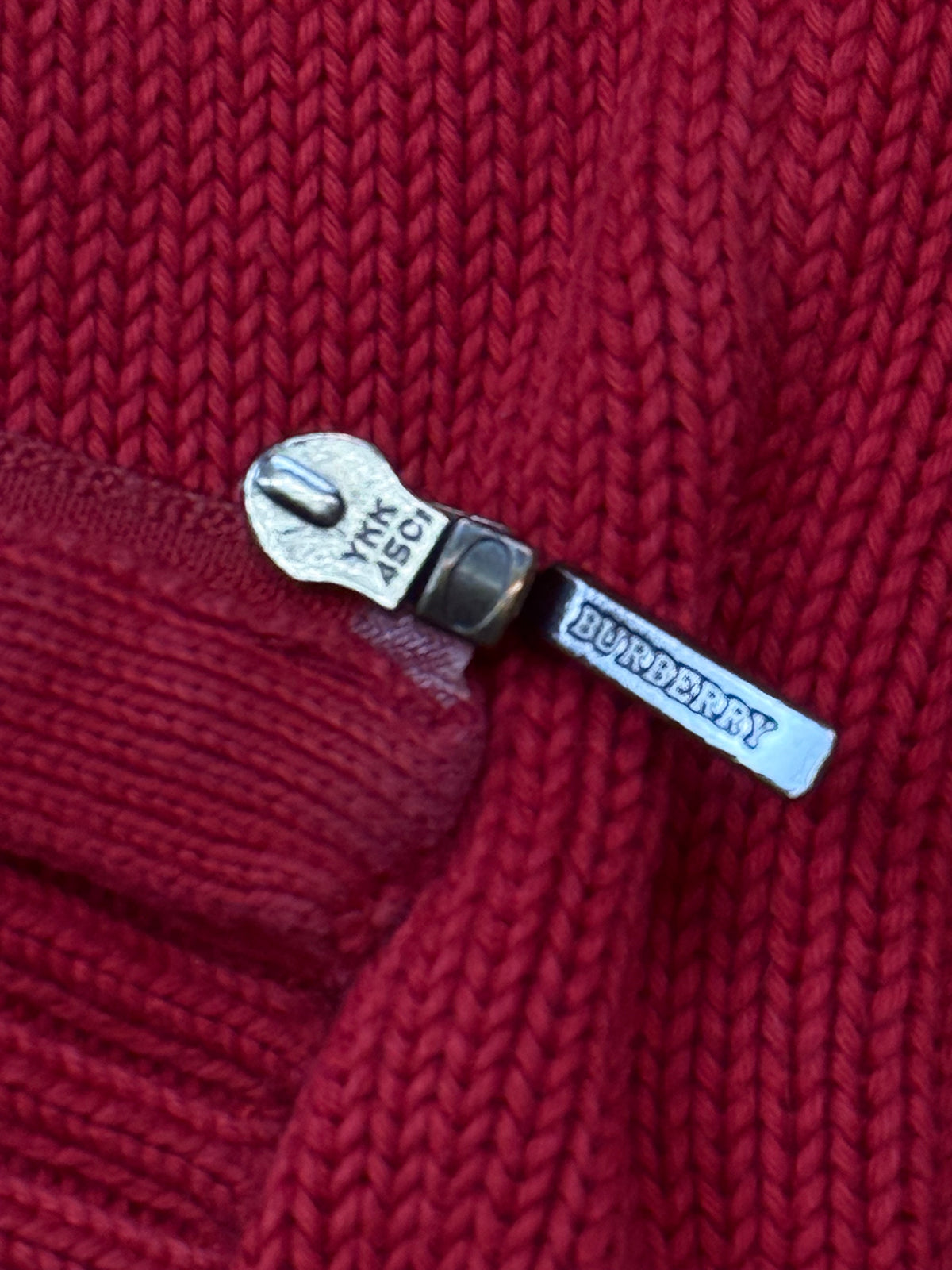 vintage Burberry sweatjacket