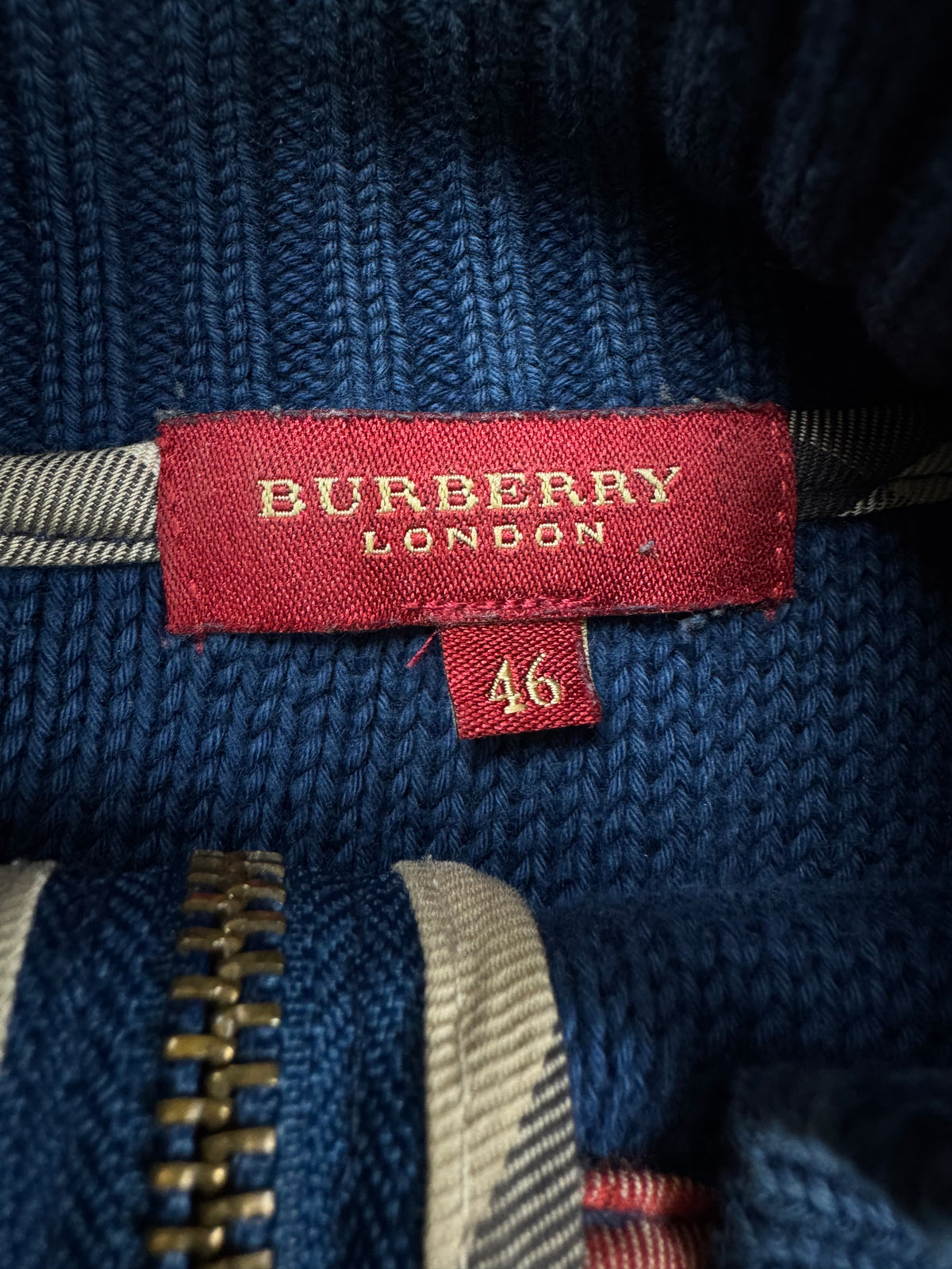 vintage Burberry sweatjacket {S}
