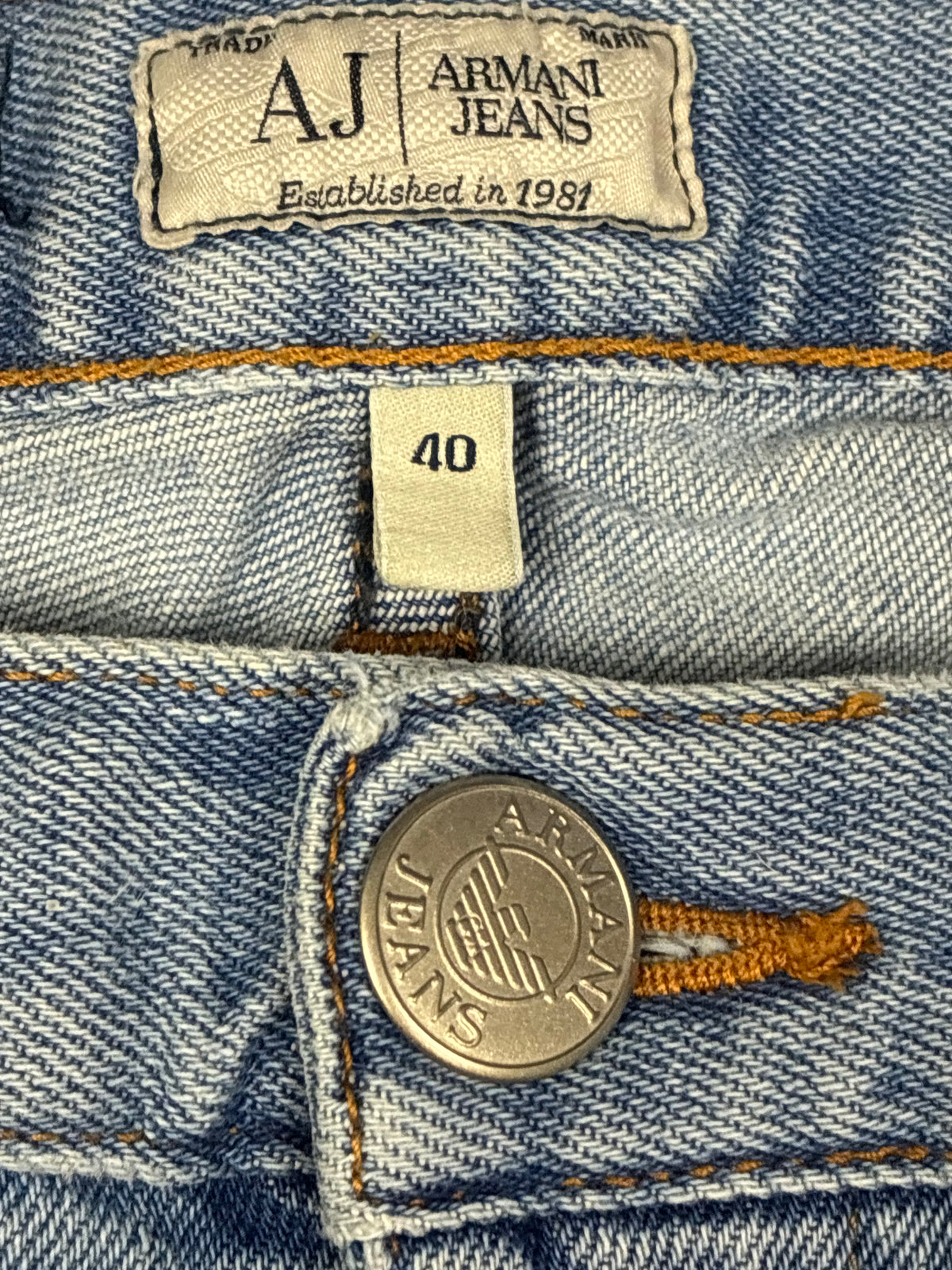 vintage Armani jeans {XL}