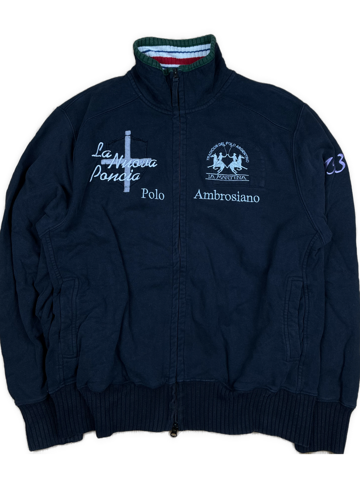 vintage La Martina sweatjacket {XL}