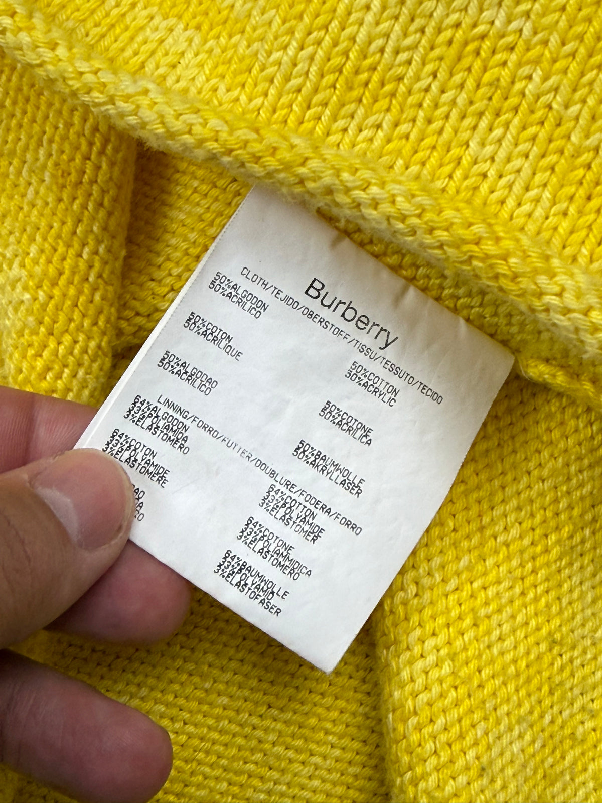 vintage Burberry knittedsweater