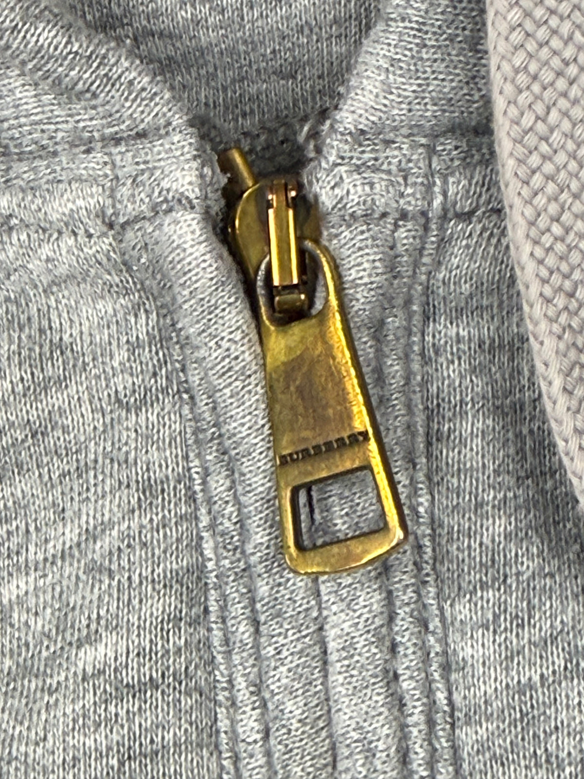 vintage Burberry sweatjacket