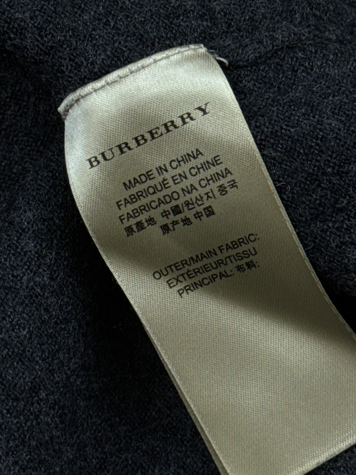 vintage Burberry knittedsweater