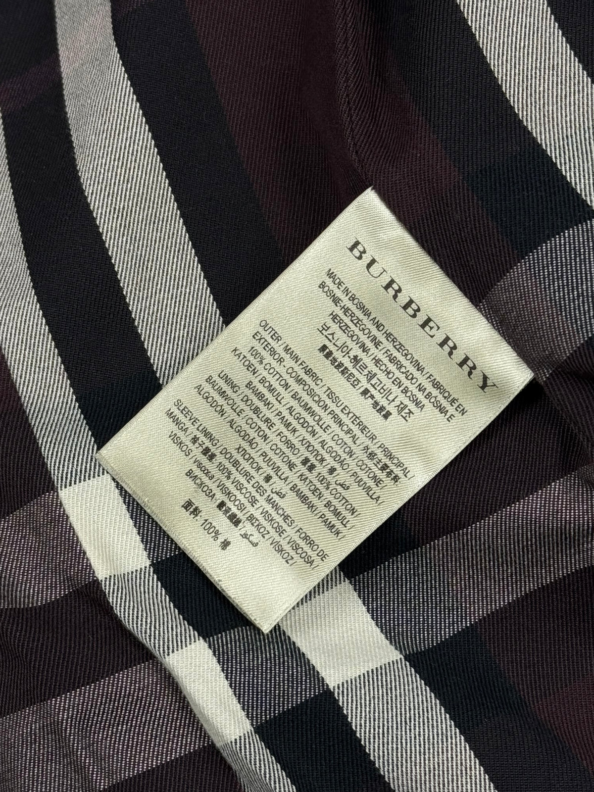 vintage Burberry coat {S}