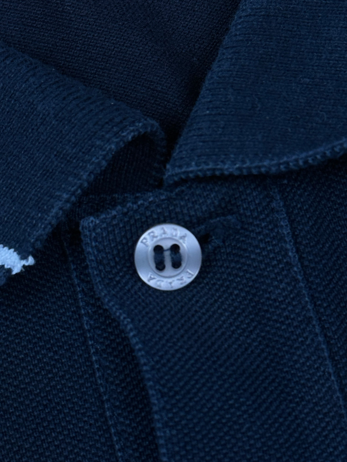 navyblue Prada polo {S}