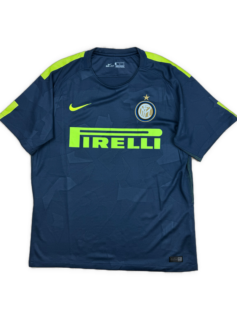 vintage Nike Inter Milan trainingjersey {L}