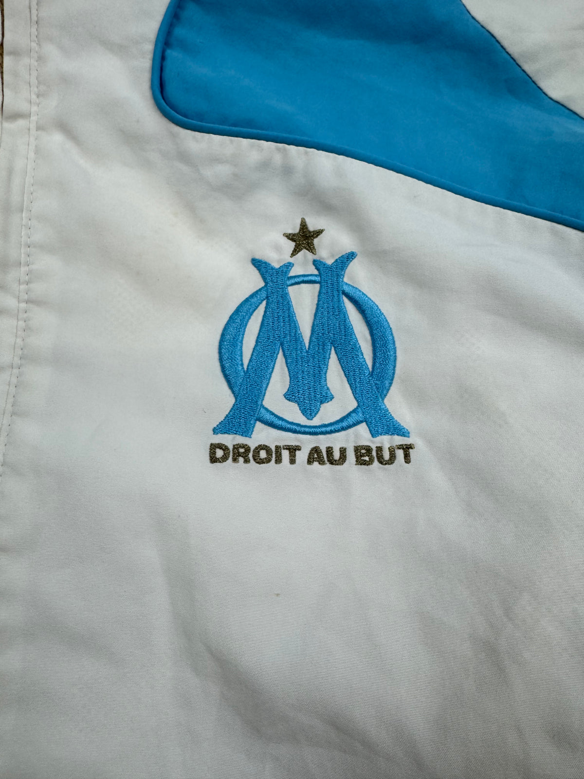 vintage Adidas Olympique Marseille windbreaker {L}