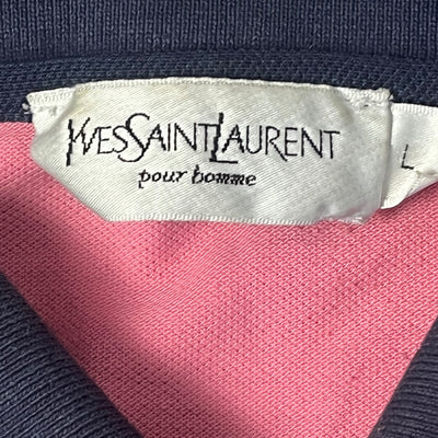 vinatge Yves Saint Laurent spellout polo {L}