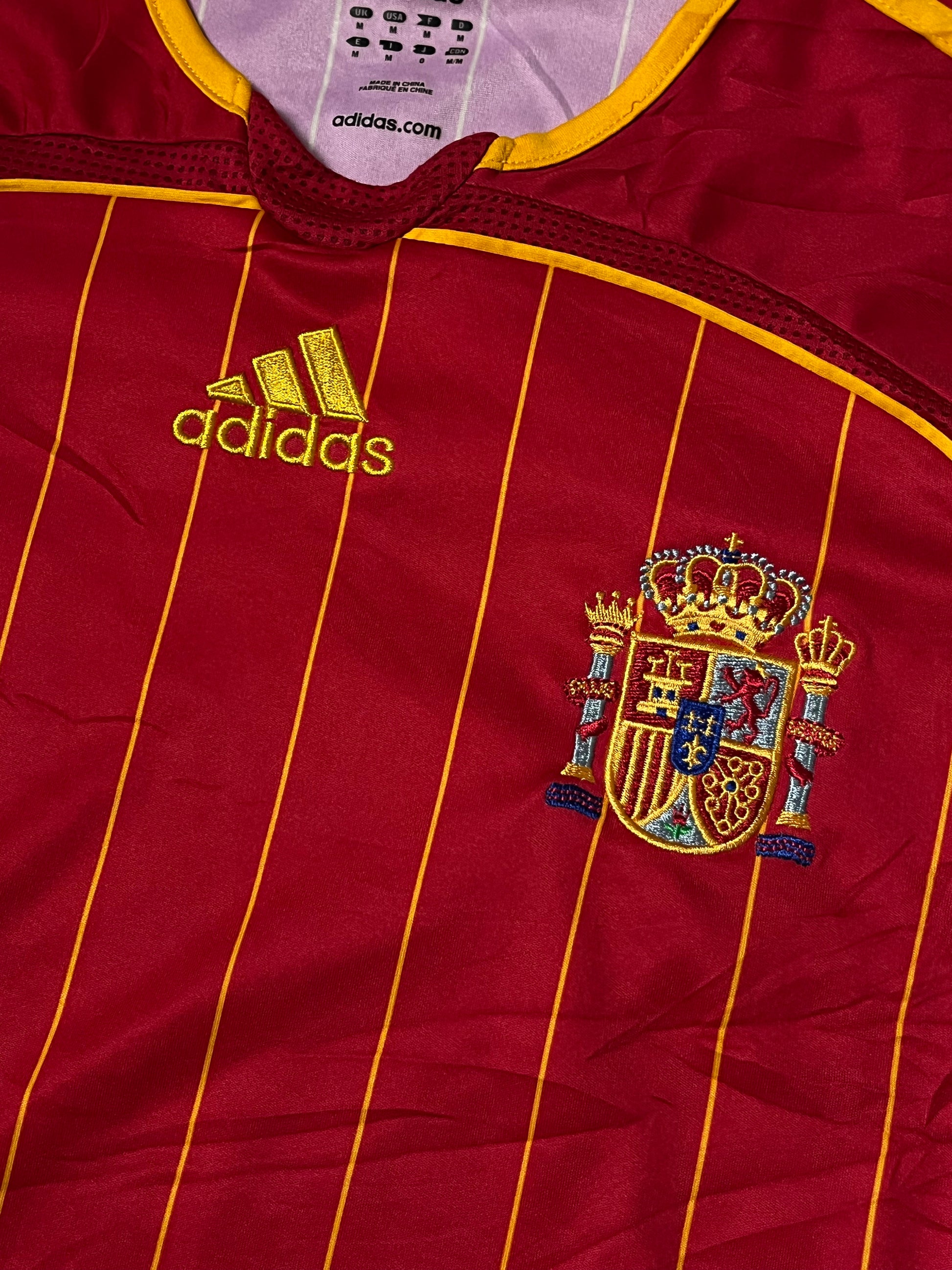 vintage Adidas Spain 2006 home jersey {L}