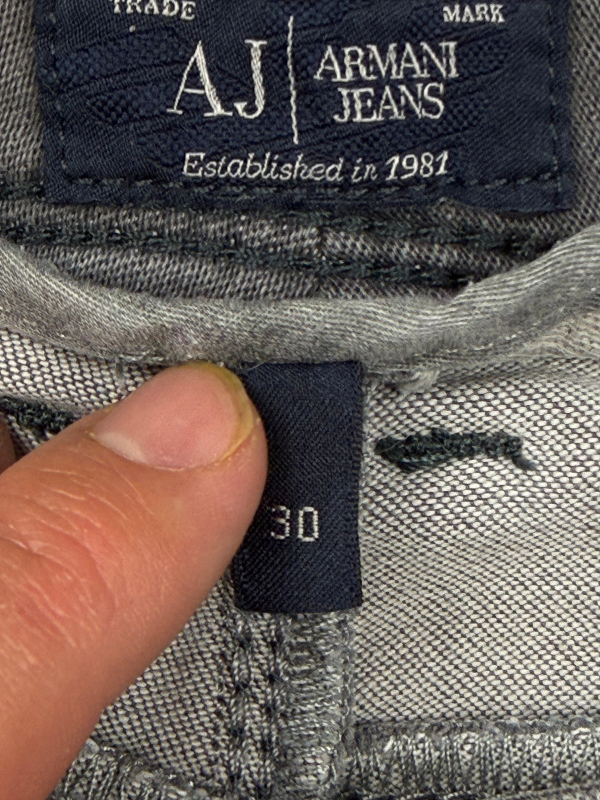 vintage Armani jeans {XS}