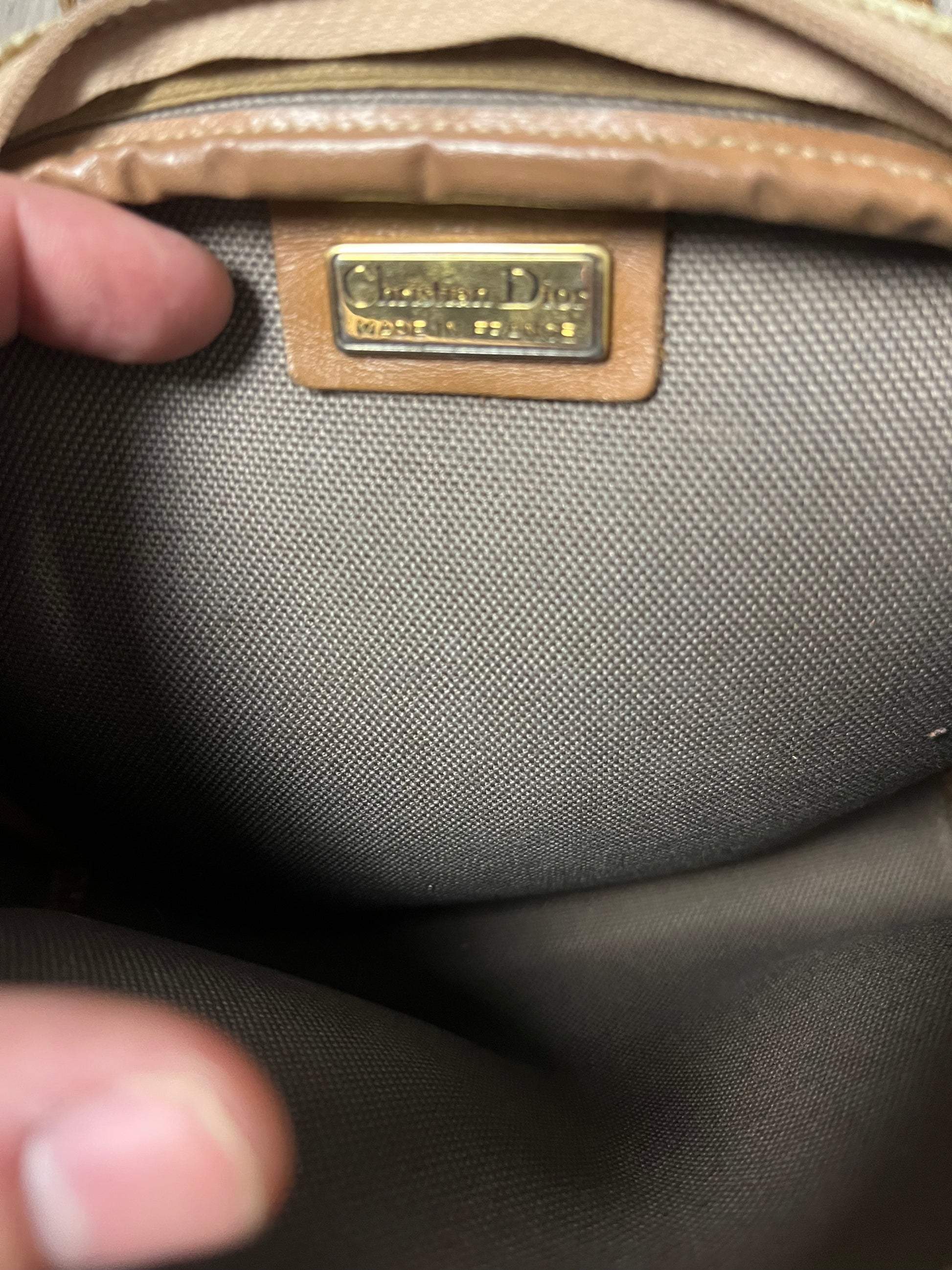 vintage Christian Dior slingbag