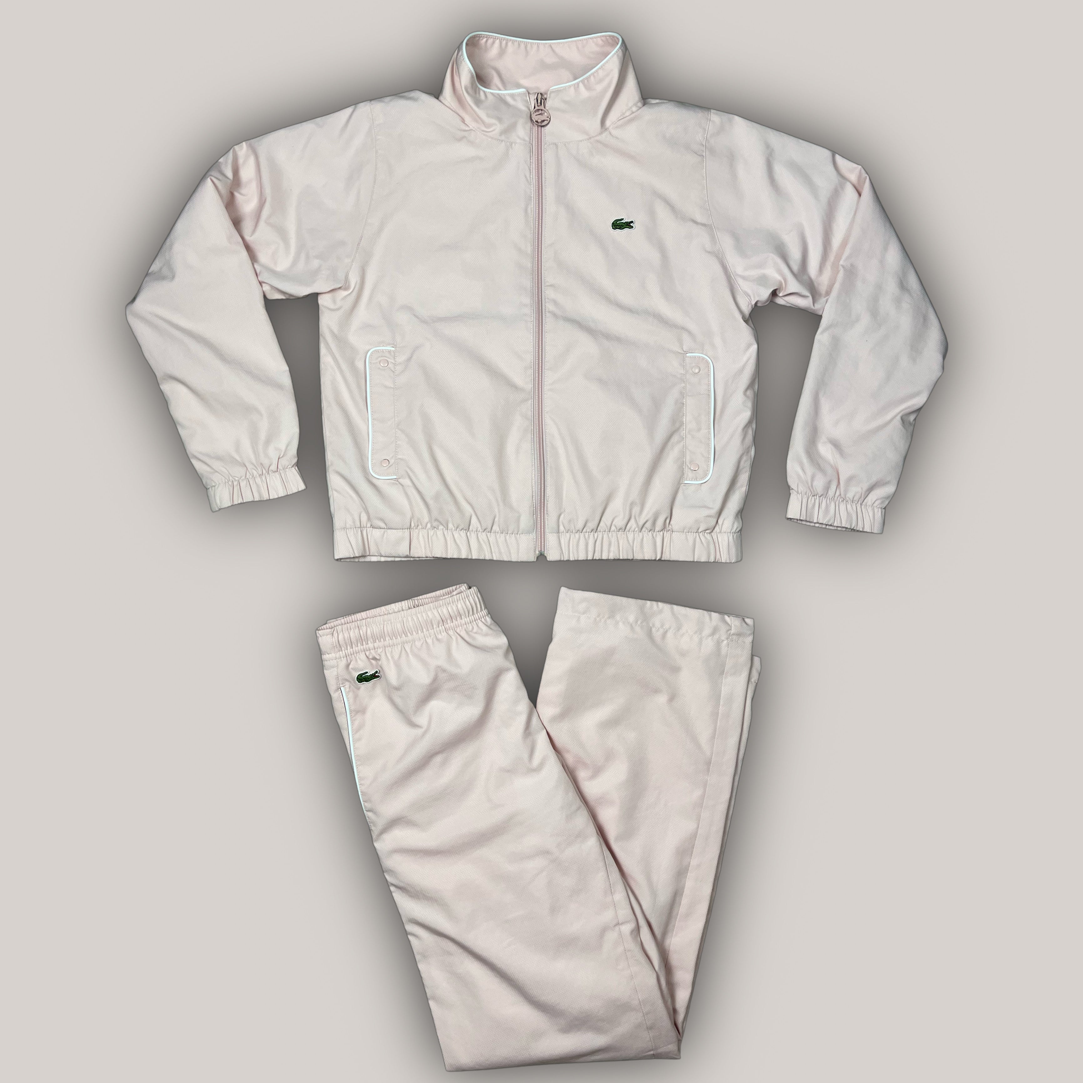 vintage pink Lacoste tracksuit XS S vierdreineun