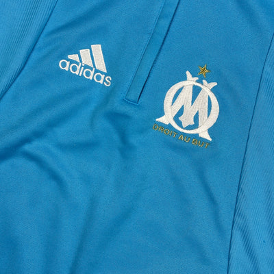 vintage Adidas Olympique Marseille quarterzip {L}