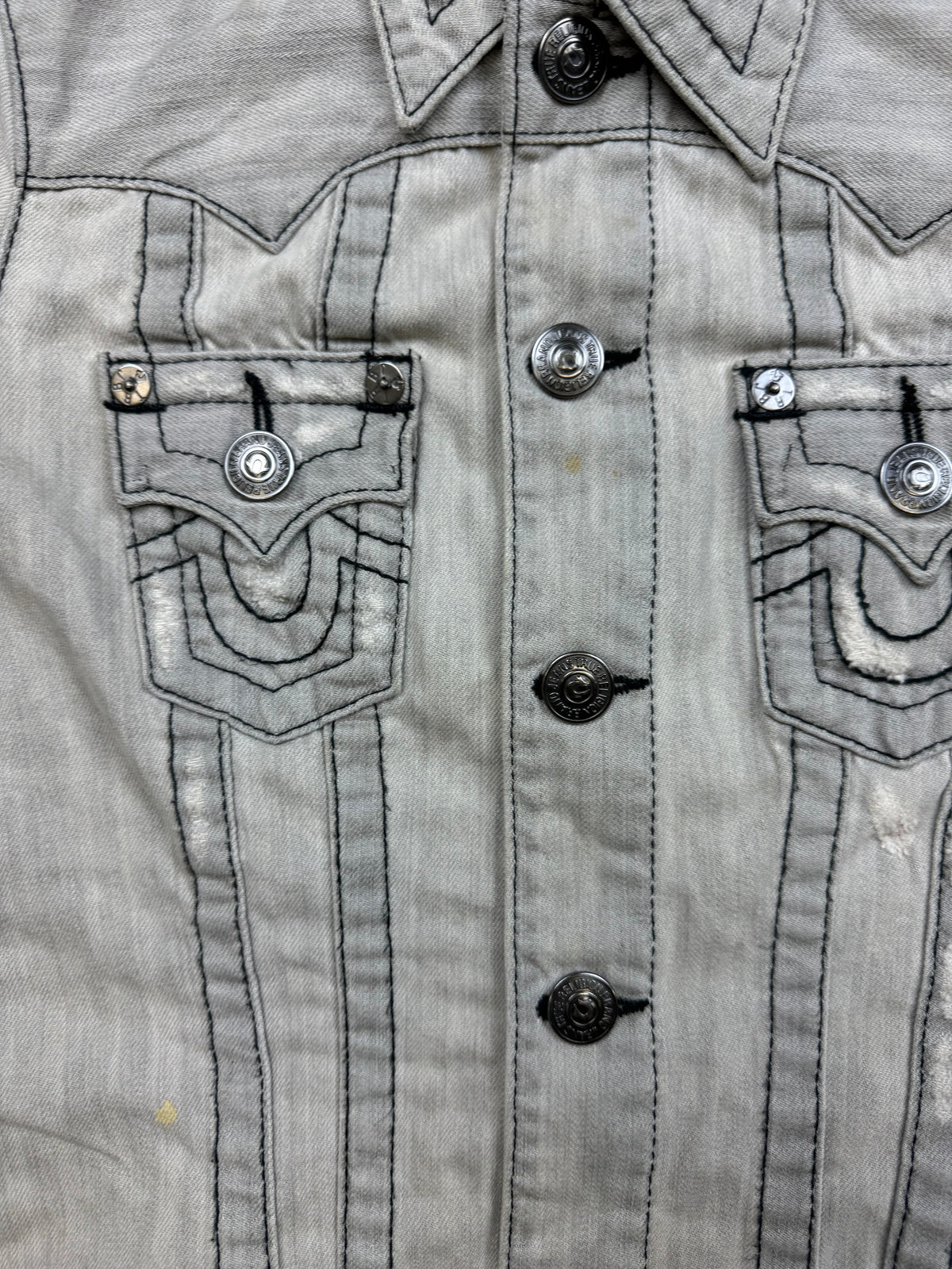 vintage True Religion jeansjacket {XS}