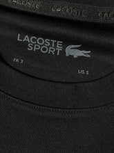 Load image into Gallery viewer, black Lacoste jersey {S}
