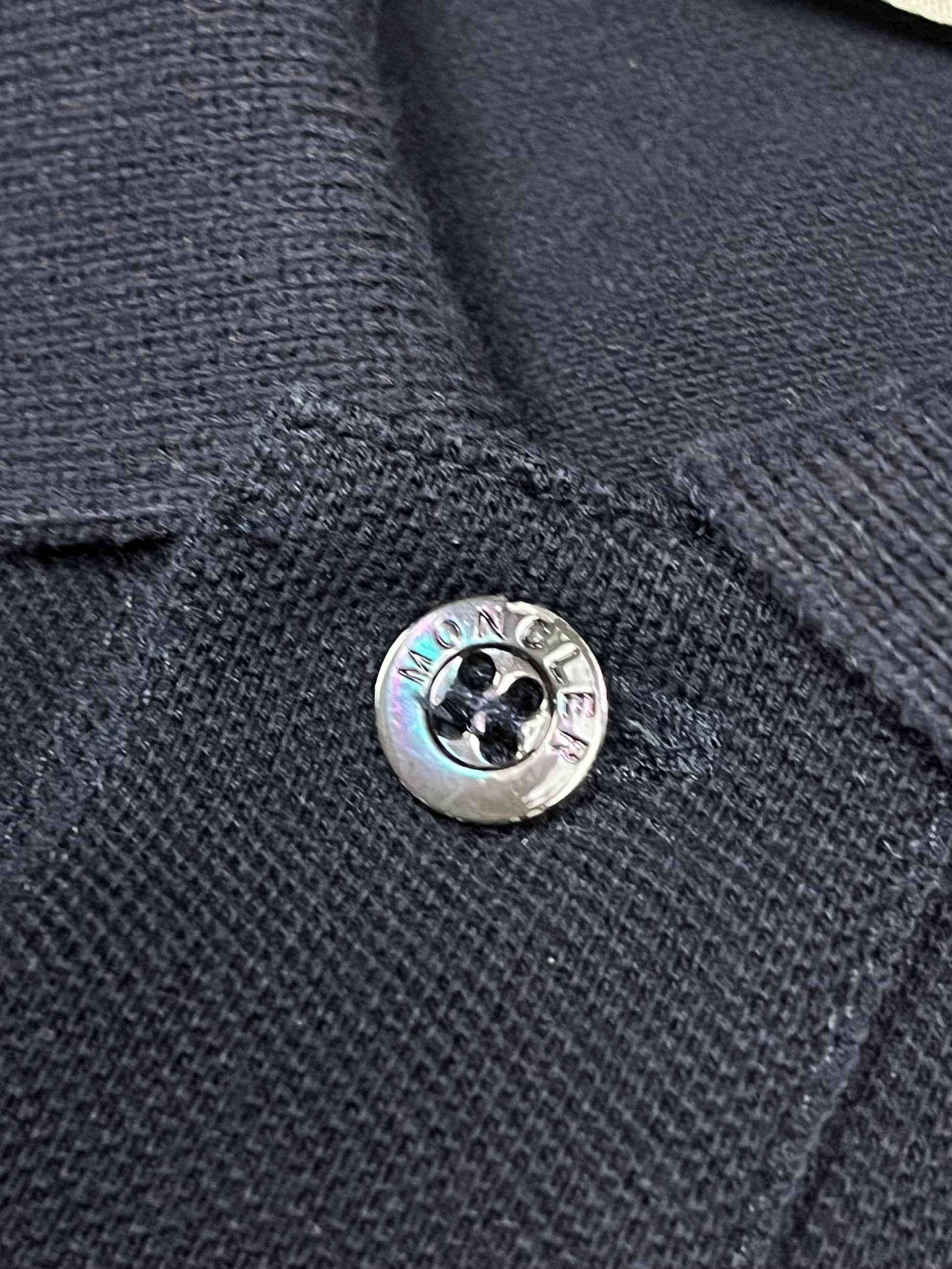 vintage Moncler long polo {S}