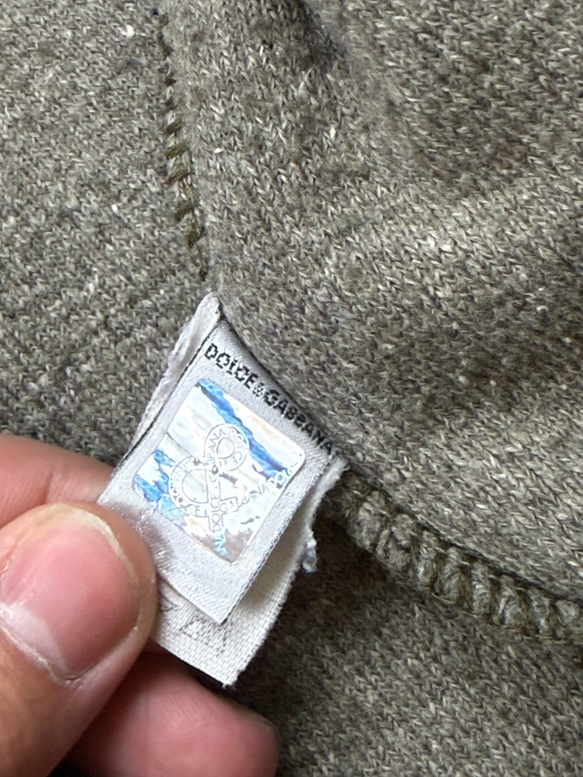 vintage Dolce & Gabbana fleecejacket {L}
