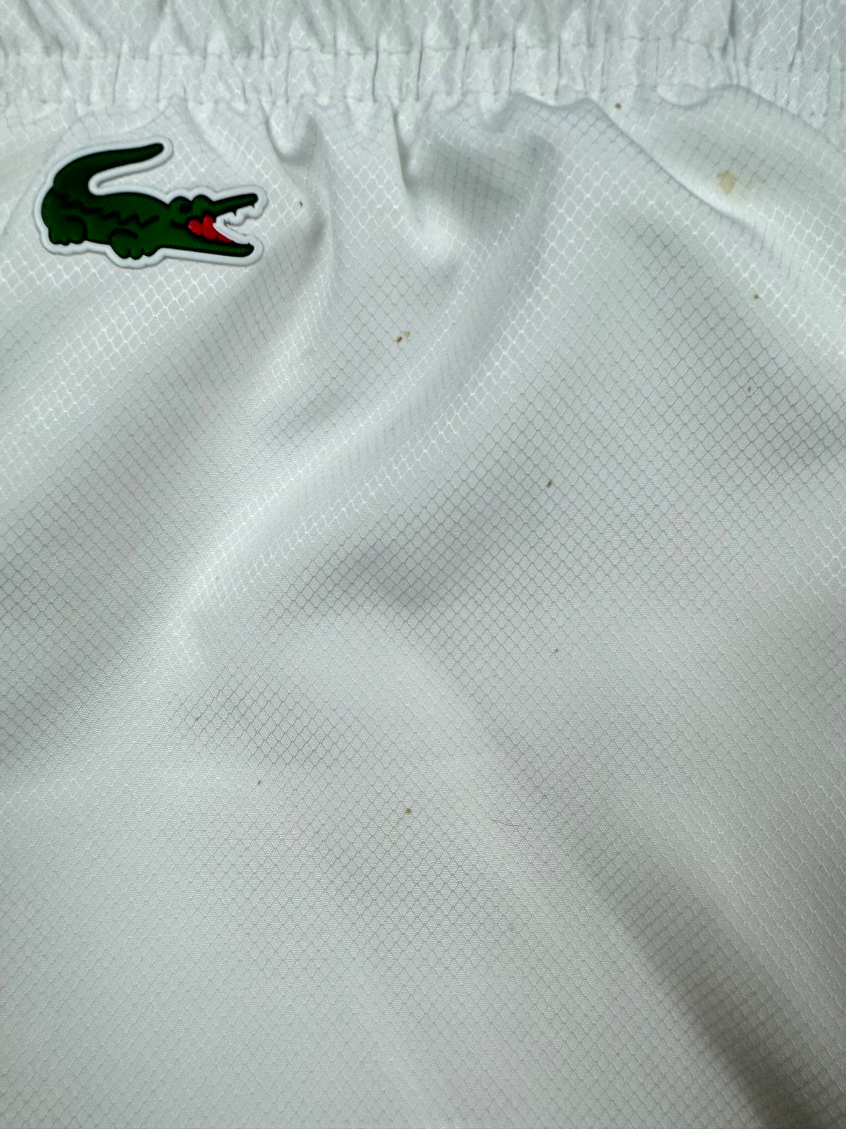 white Lacoste trackpants {XS}