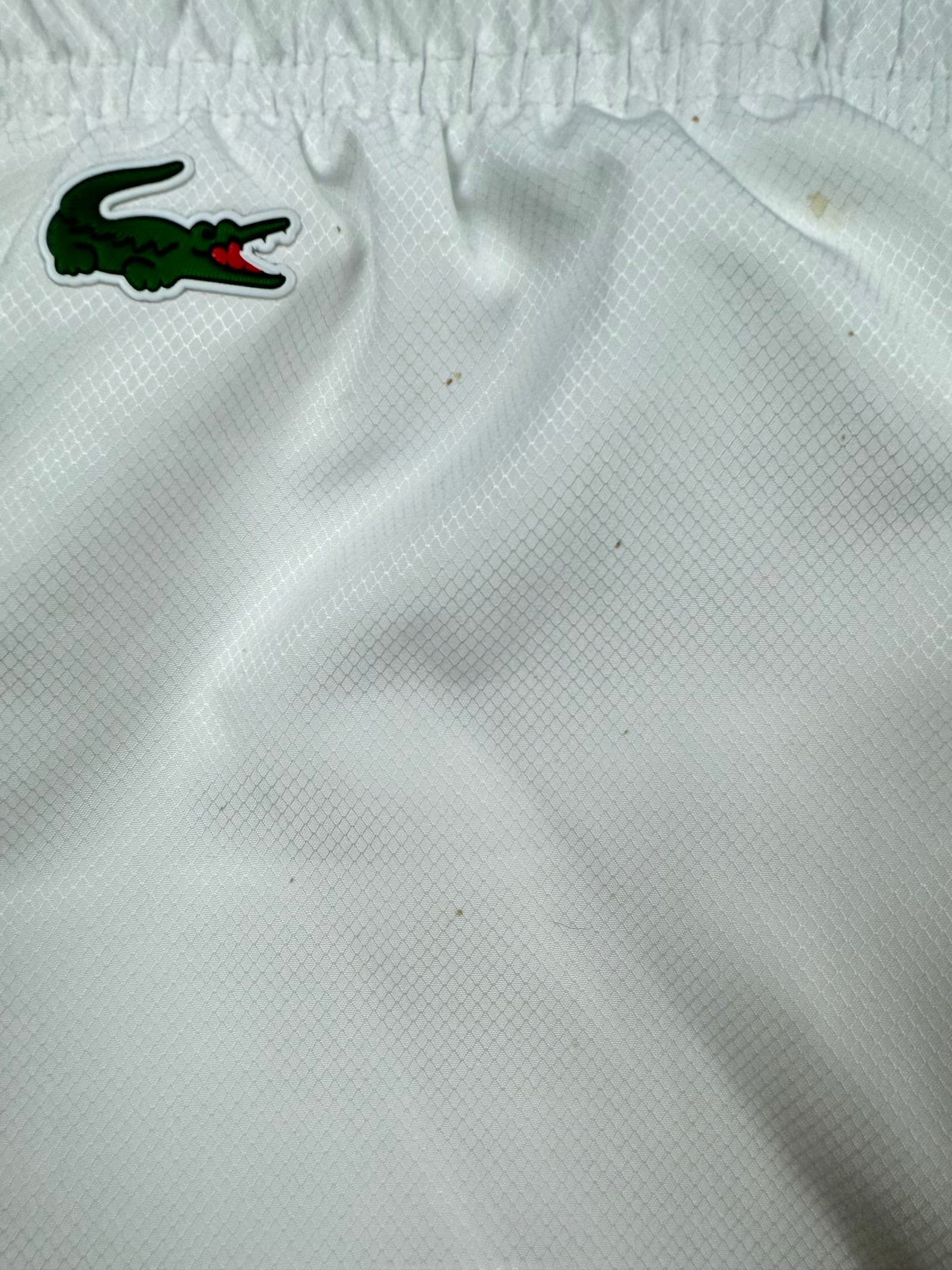 white Lacoste trackpants {XS}