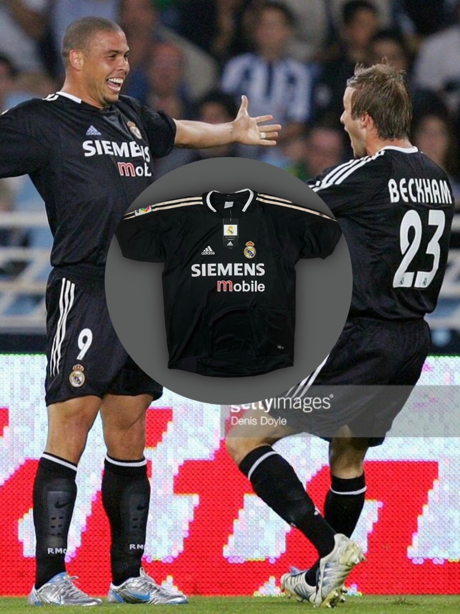 vintage Adidas Real Madrid 2004-2005 away jersey DSWT {M,L}