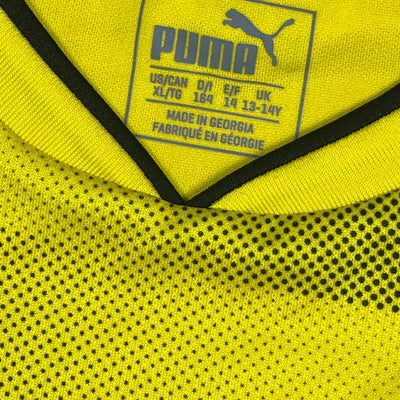 yellow Puma Borusia Dortmund DEMBELE7 2017-2018 home jersey {S}