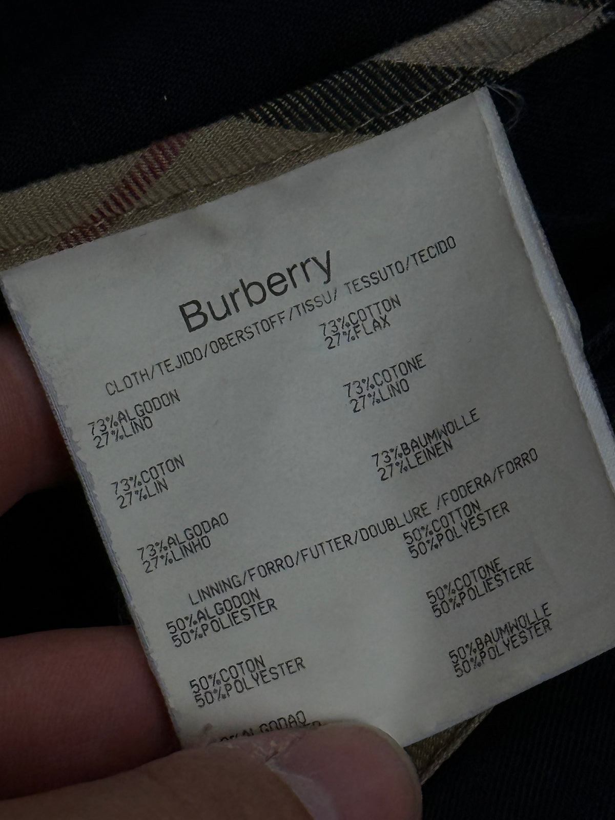 vintage Burberry harringtonjacket