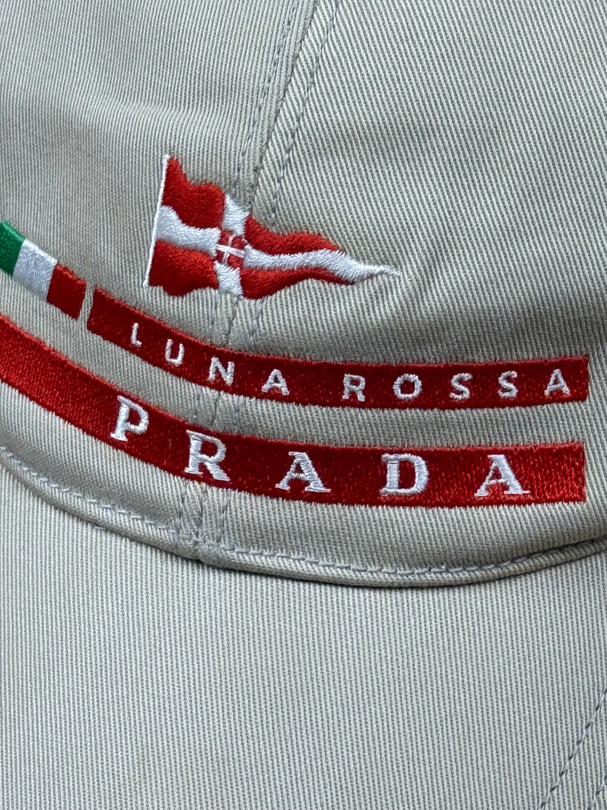 vintage Prada Luna Rossa cap
