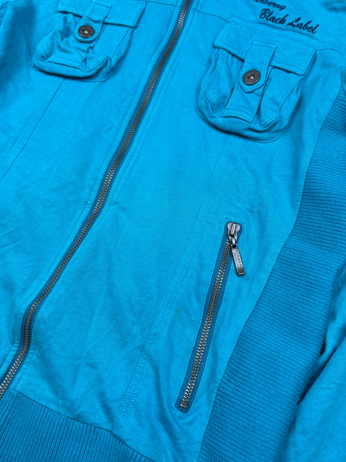 vintage Burberry Black Label sweatjacket {S}