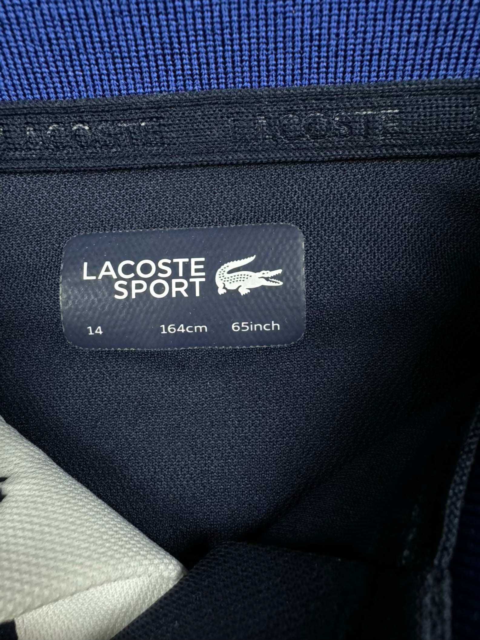 navyblue Lacoste polo {XS}