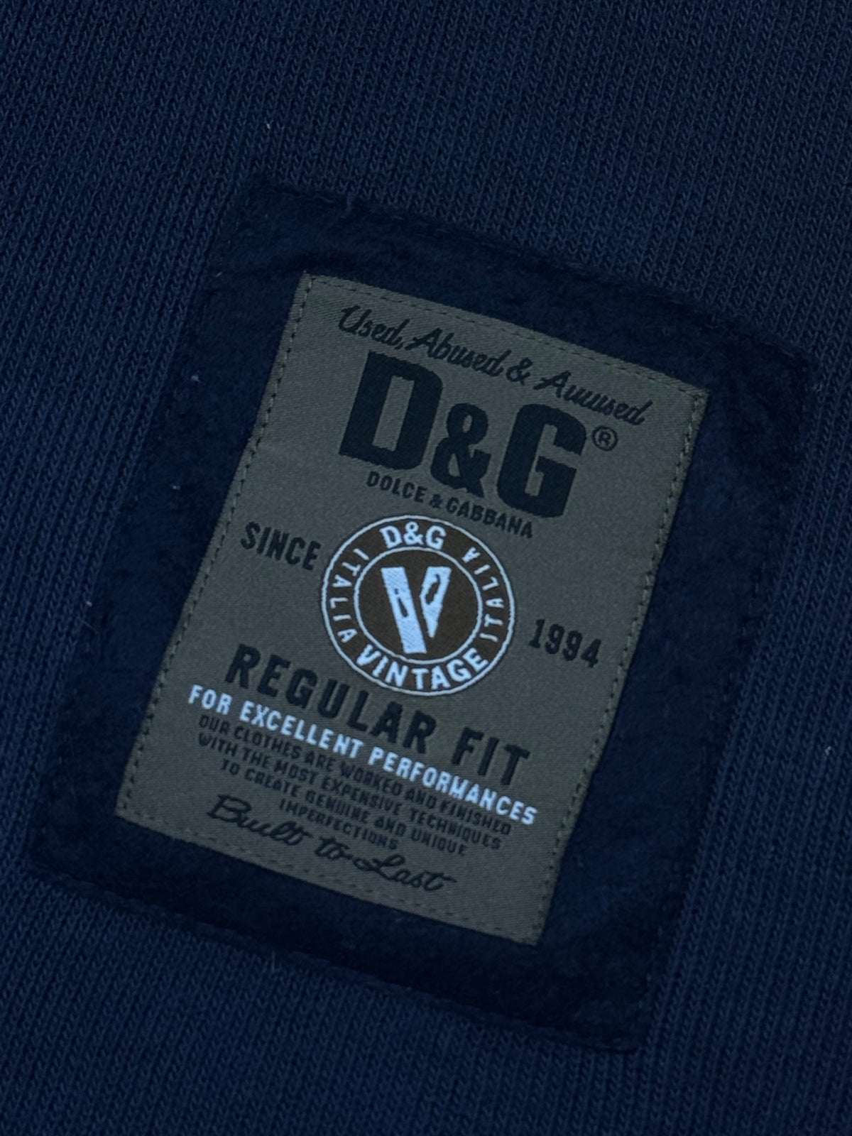vintage navyblue Dolce & Gabbana sweatjacket