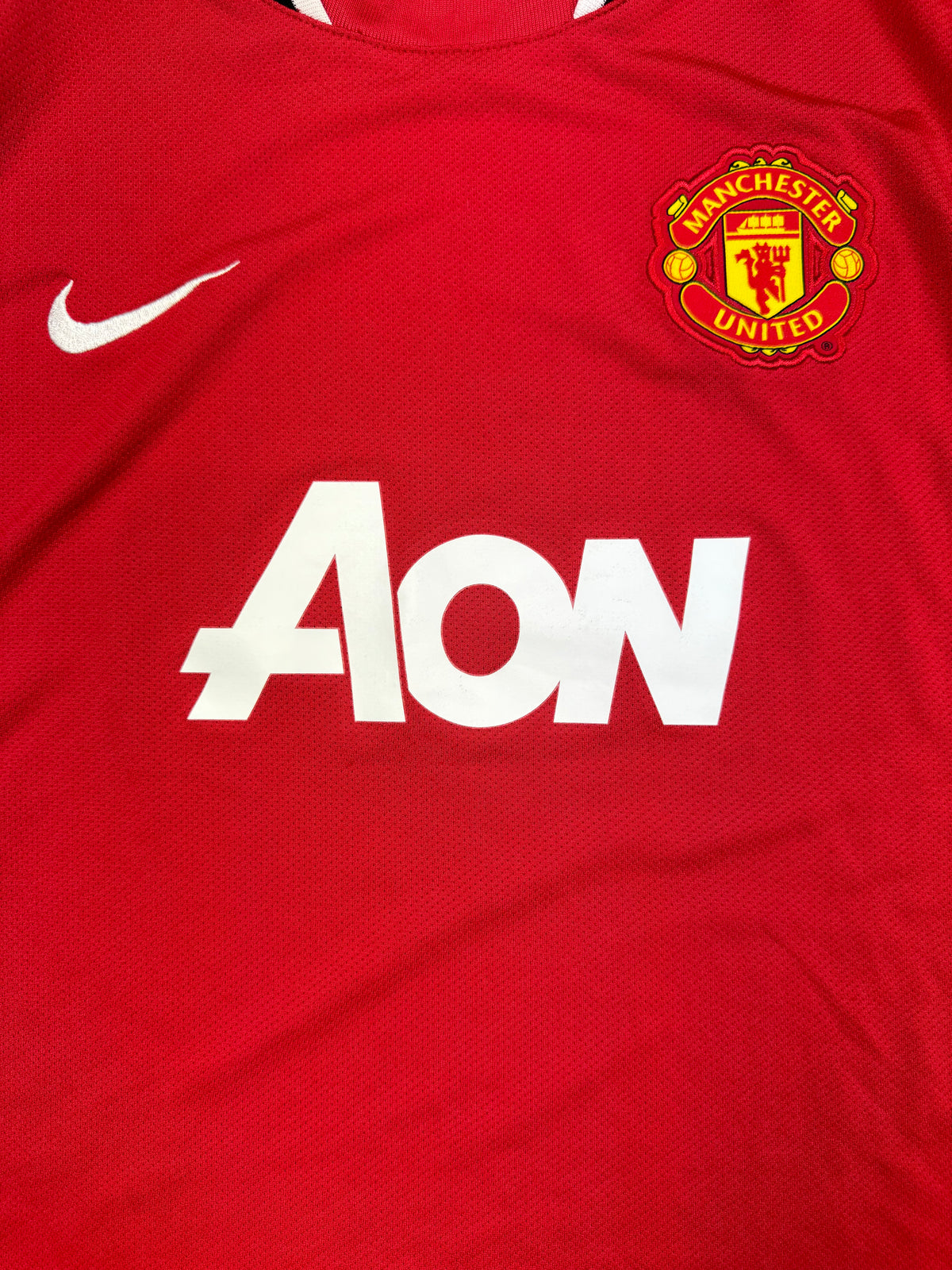 vintage Nike Manchester United home jersey {S}
