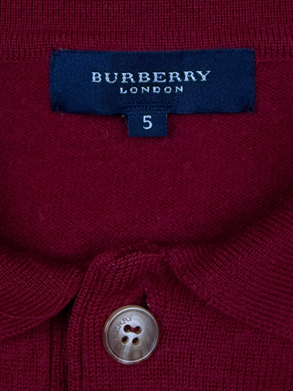 vintage Burberry knittedsweater {XS}
