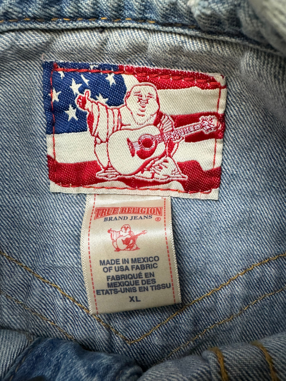 vintage True Religion jeansjacket {S}