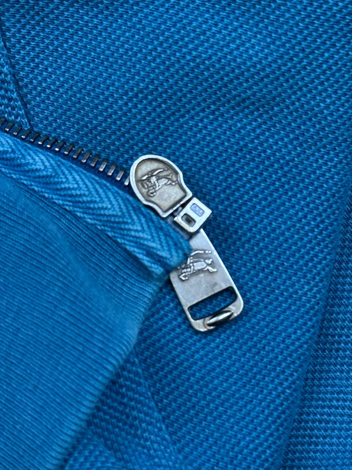 vintage Burberry sweatjacket {L}