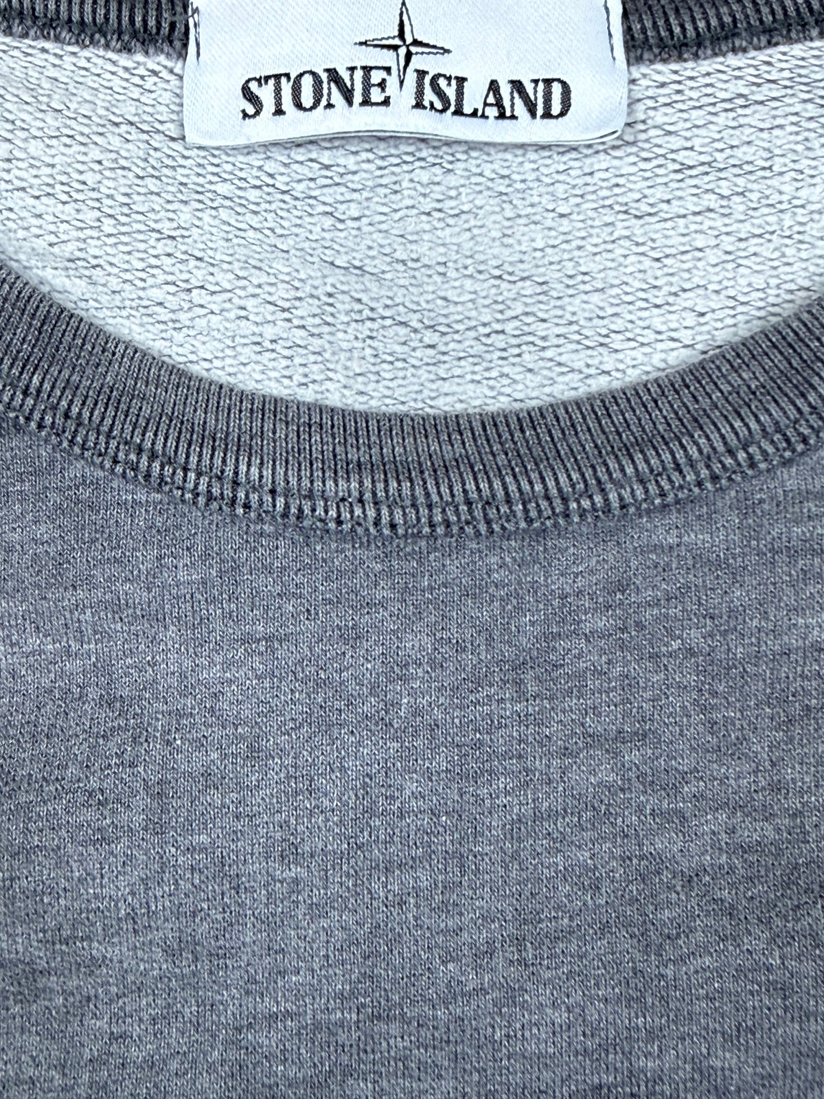 vintage grey Stone Island sweater {L}