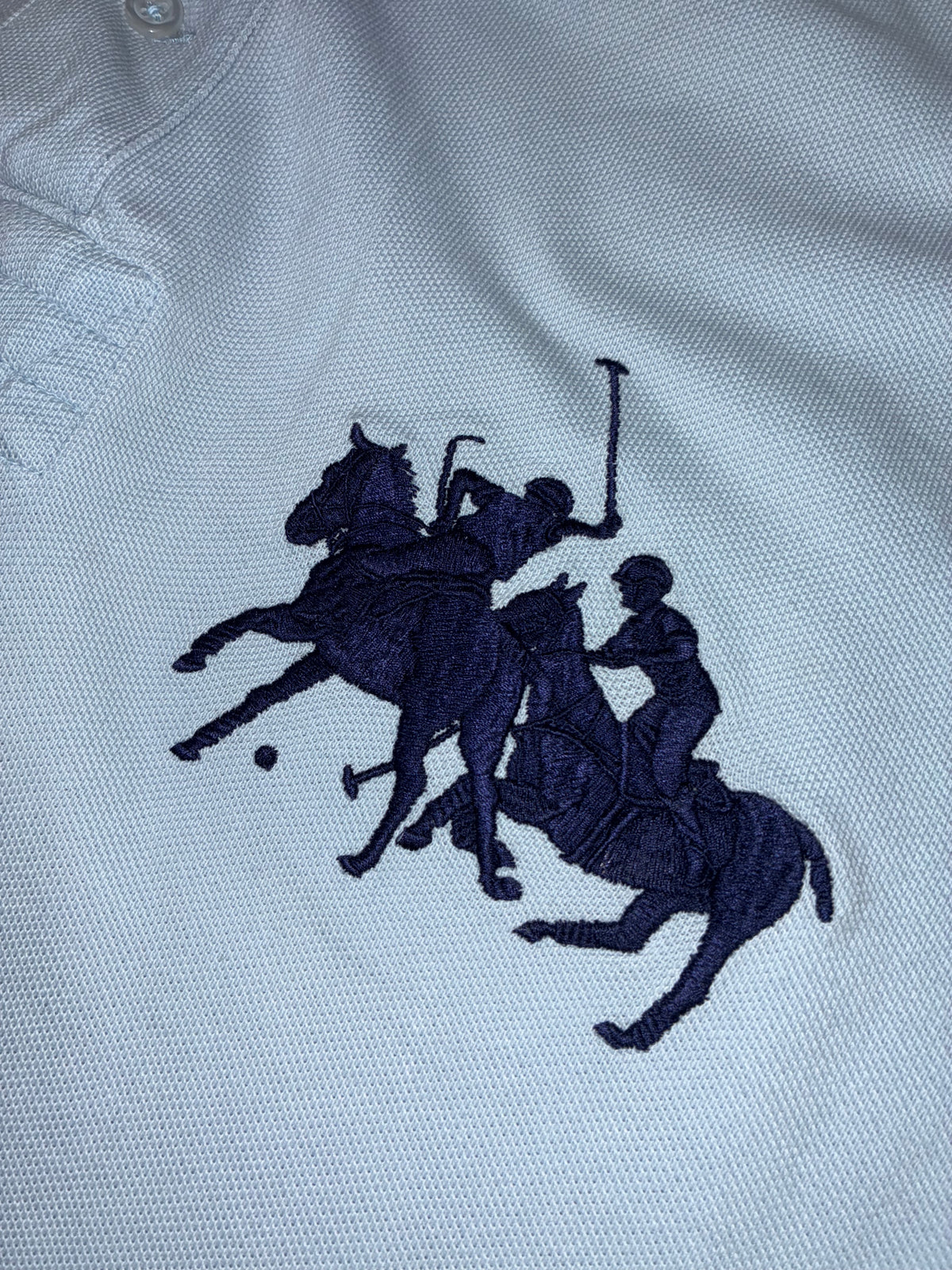 vintage babyblue Polo Ralph Lauren polo {XXL}