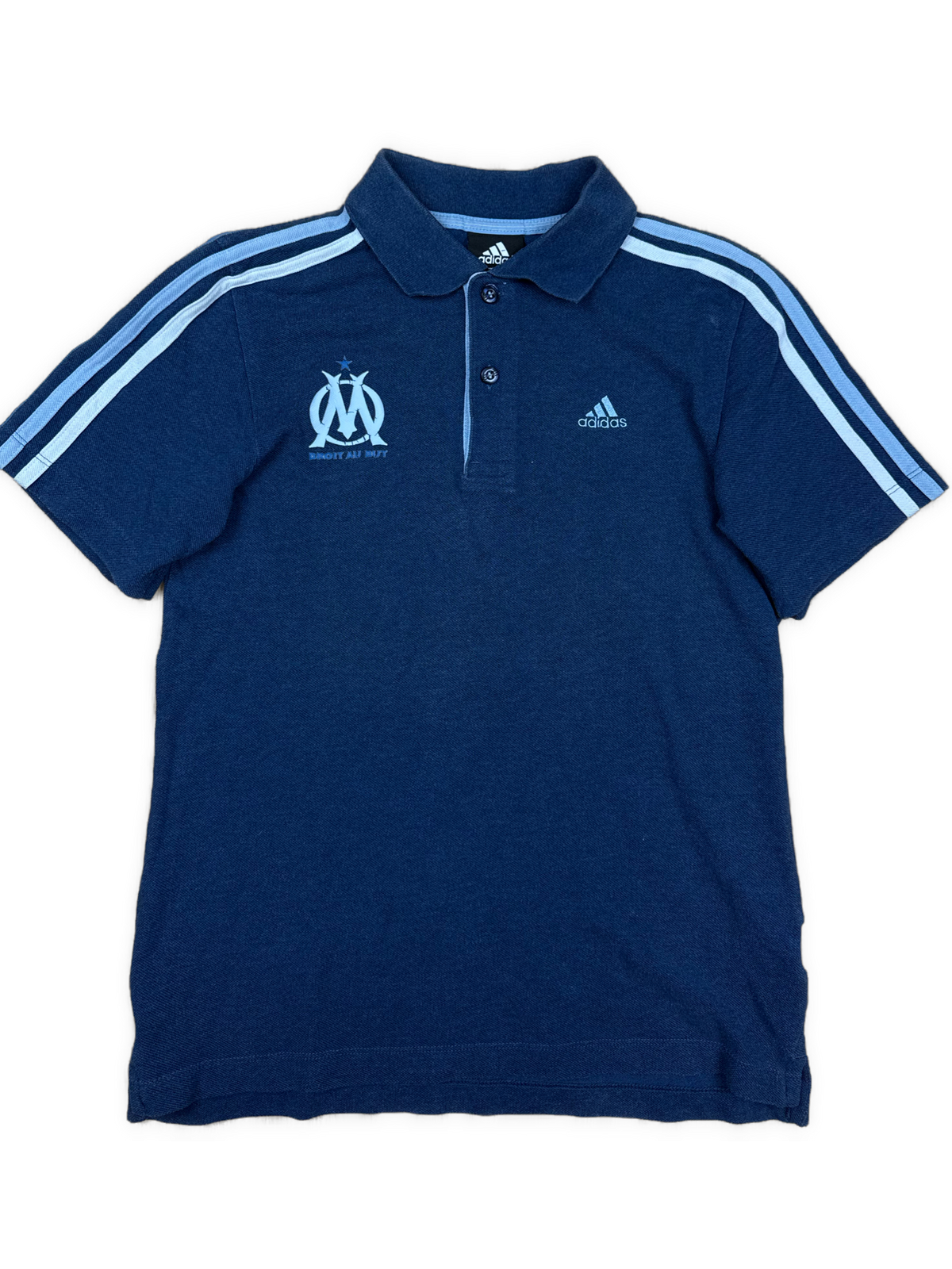 vintage Adidas Olympique Marseille polo {XS}
