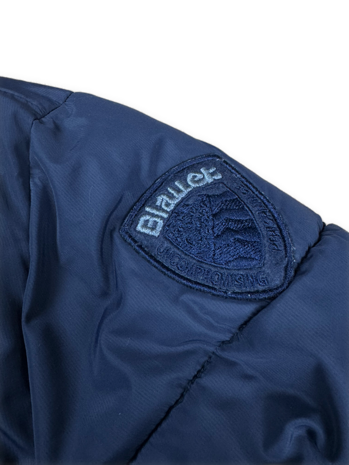 vintage navyblue Blauer winterjacket {L}