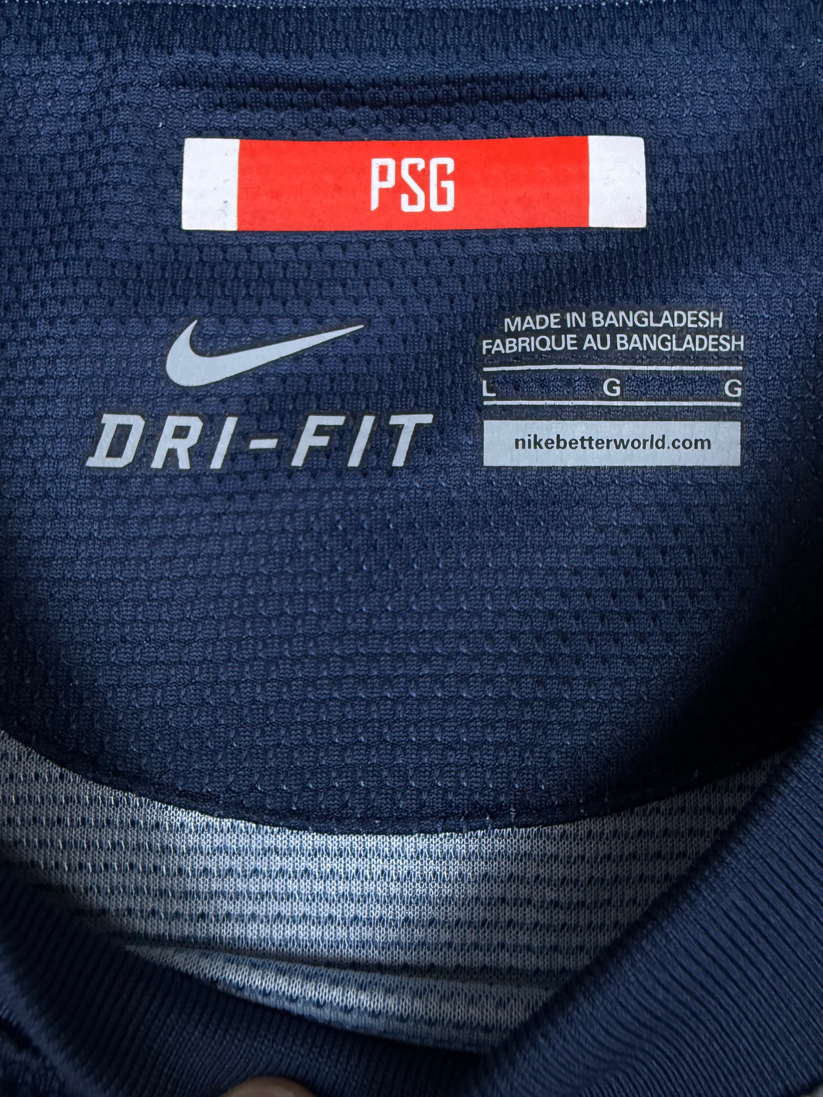 vintage Nike PSG Paris Saint Germain IBRAHIMOVIC18 home jersey {L}