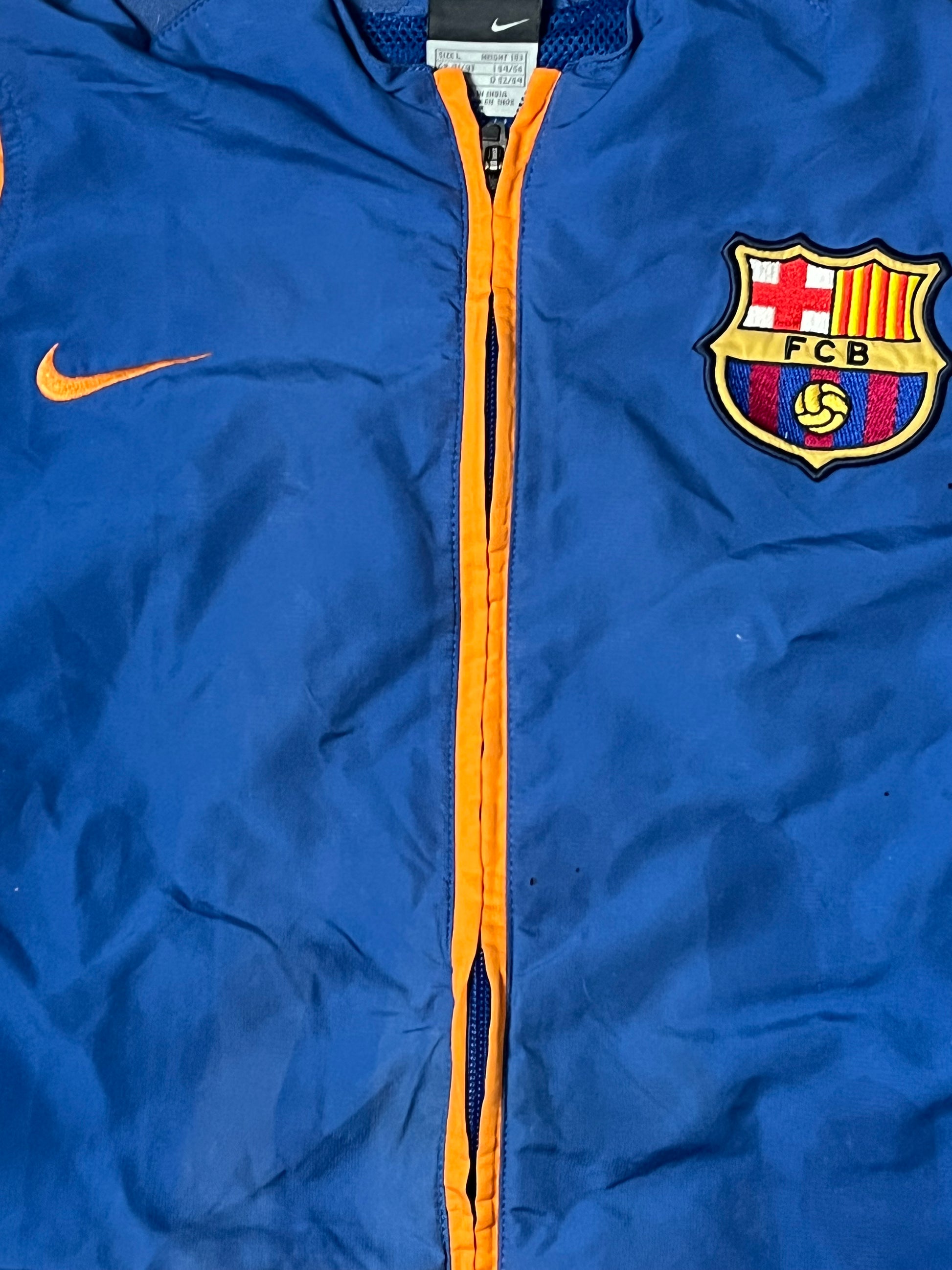 vintage Nike Fc Barcelona windbreaker {L}