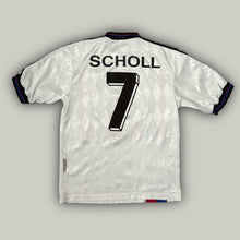 Carica l&#39;immagine nel visualizzatore di Gallery, vintage Adidas Fc Bayern Munich SCHOLL 7 1997-1998 away jersey {S}
