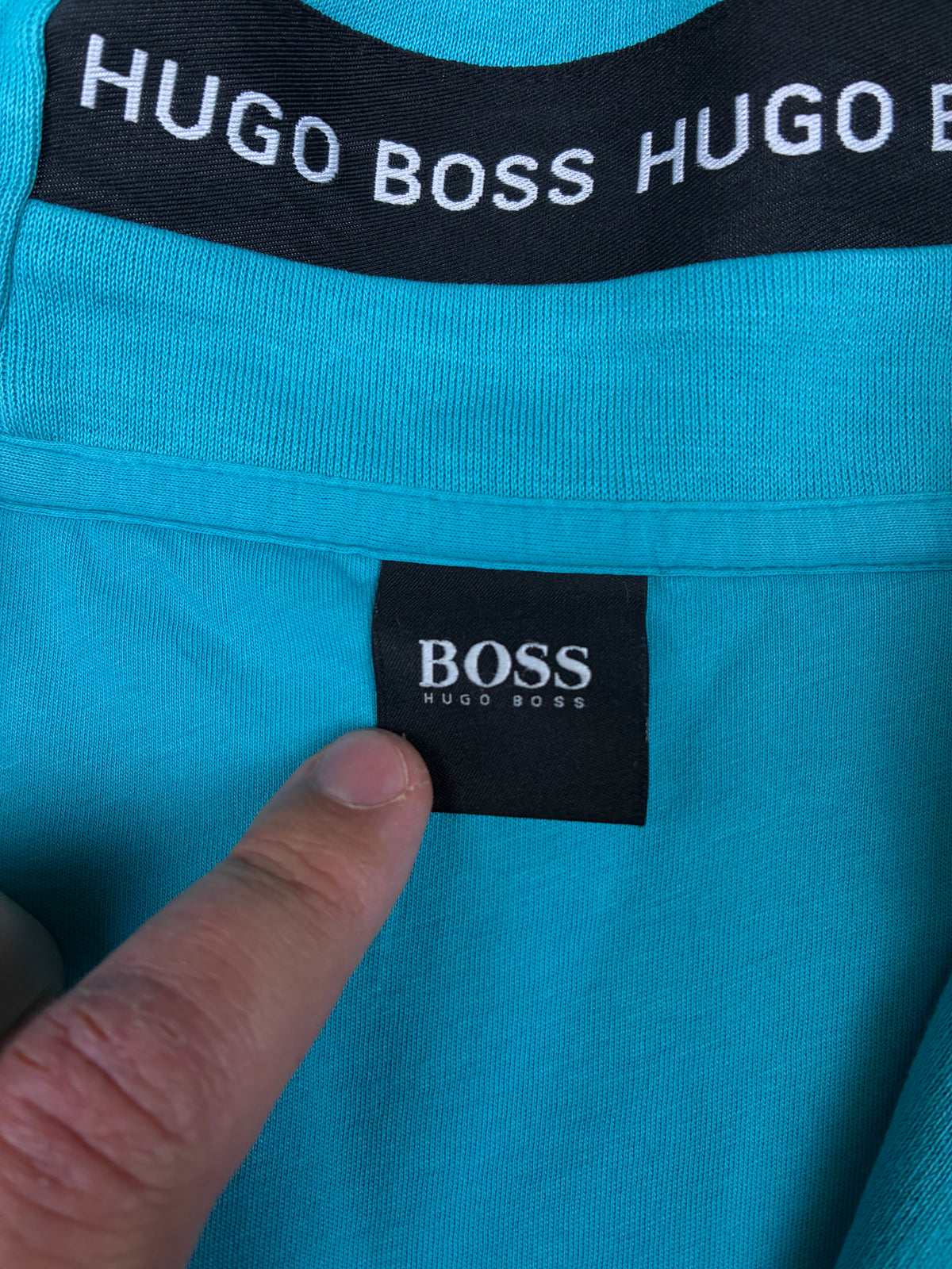 vintage Hugo Boss sweatjacket {L}