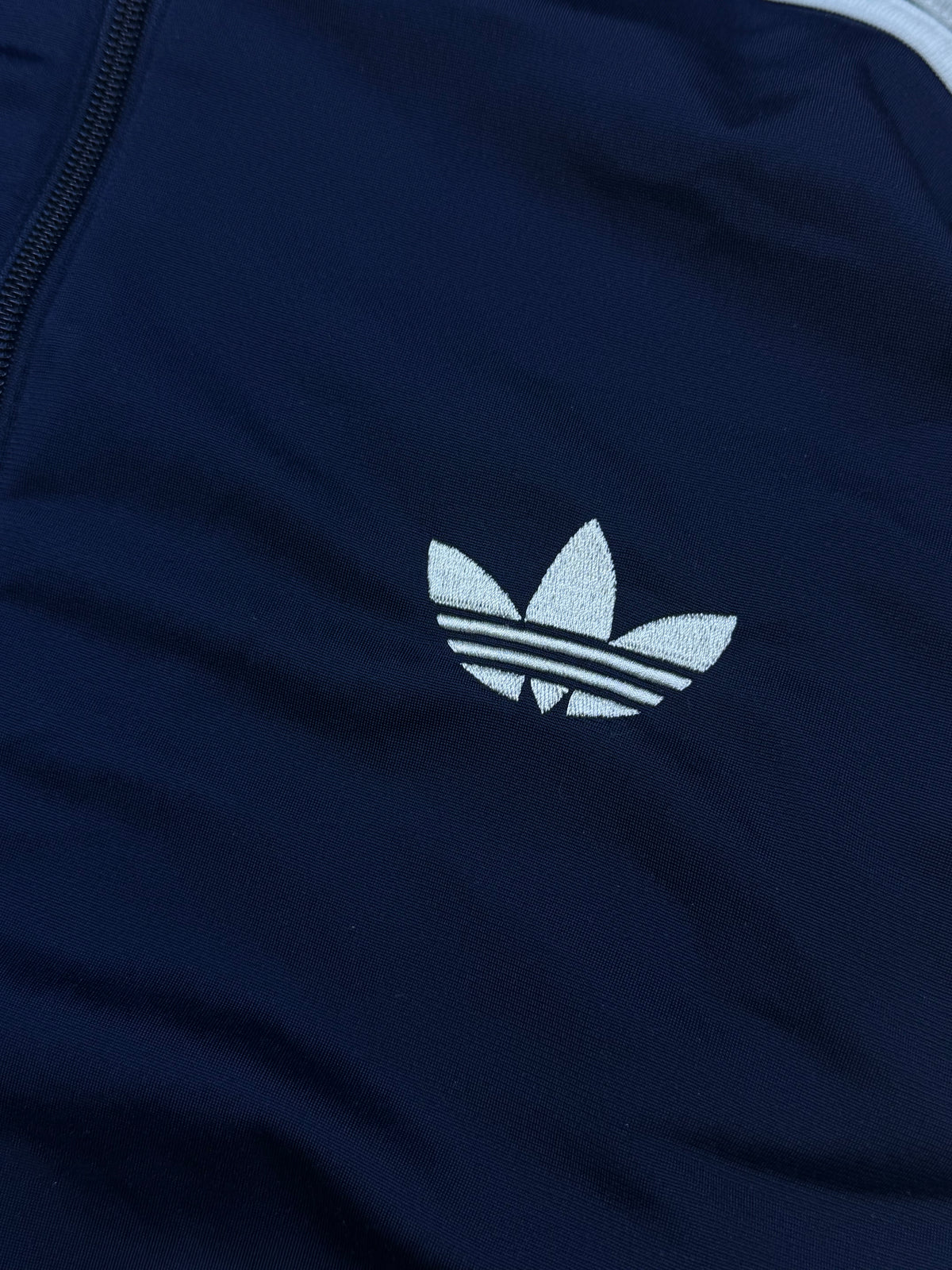 vintage navyblue Adidas trackjacket {L}