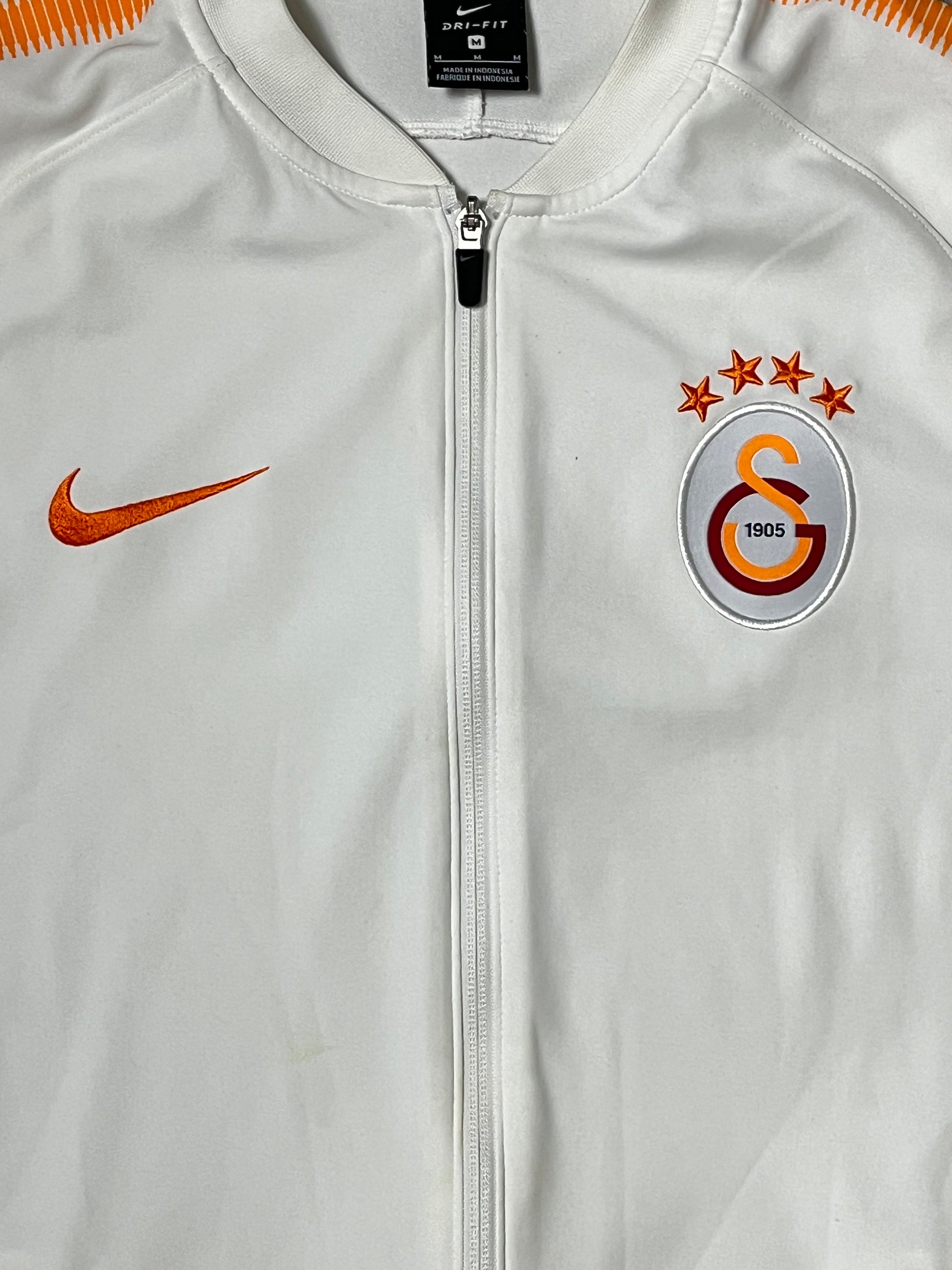 white Nike Galatasaray Istanbul trackjacket {M}